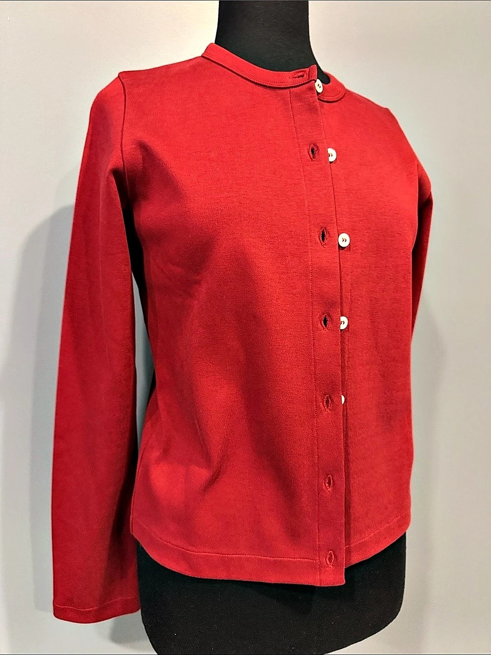 FLORE Poppy Cardigan Red Size Small